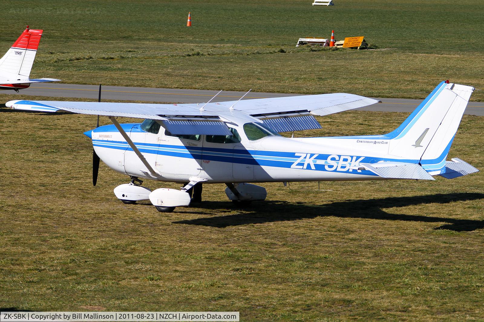 ZK-SBK, Cessna 172P C/N 17275566, waiting for a driver