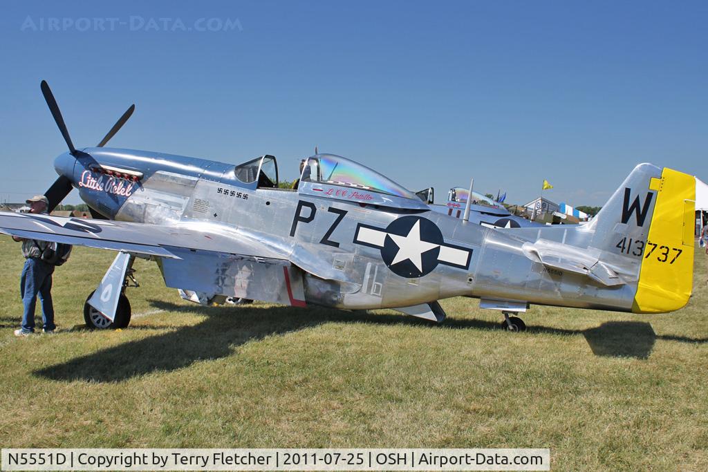N5551D, North American P-51D Mustang C/N 124-48258 (45-11495), North American P-51D, ex USAF 45-11495
C/n 124-48248