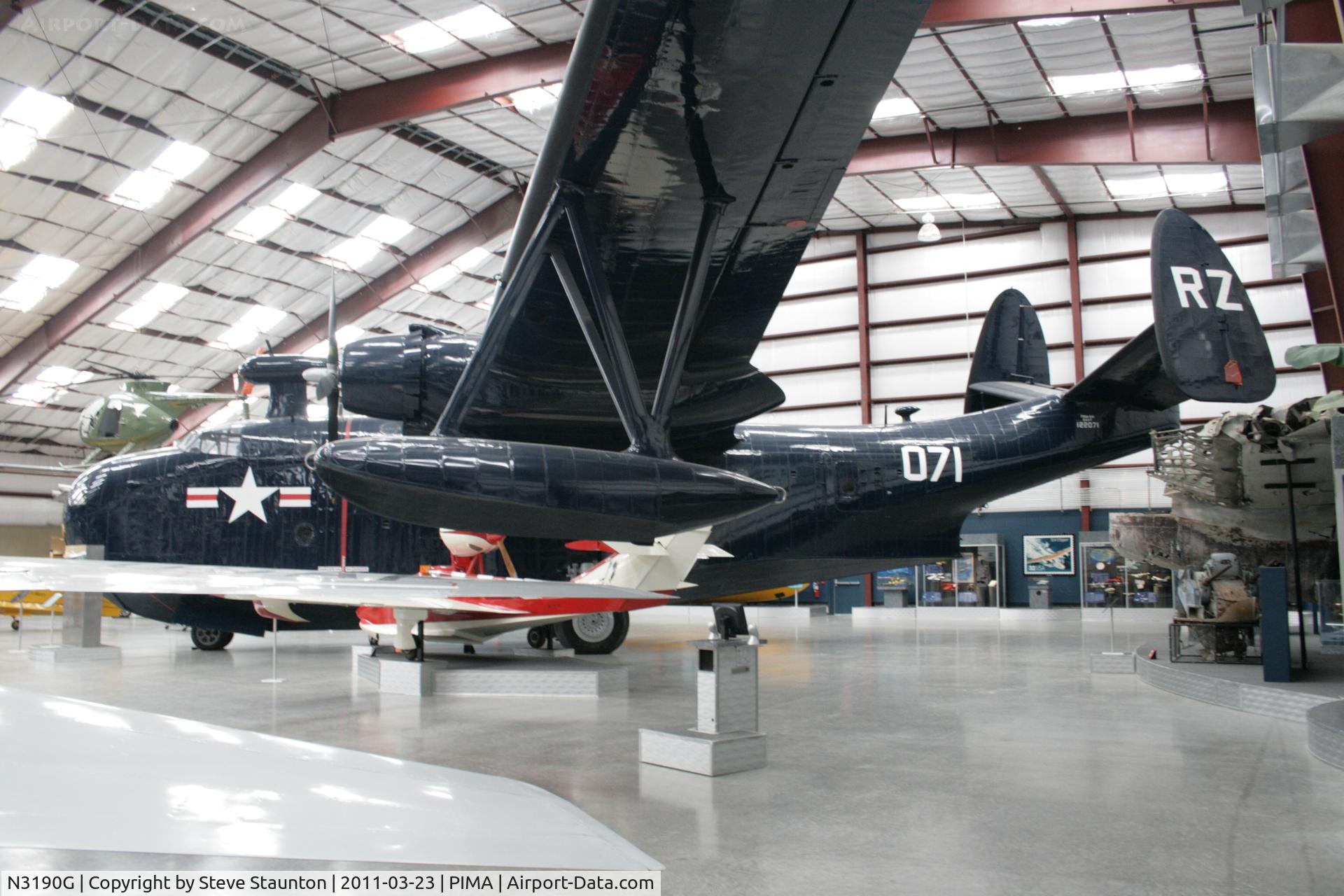 N3190G, 1944 Martin PBM-5A C/N 122071/162, Taken at Pima Air and Space Museum, in March 2011 whilst on an Aeroprint Aviation tour