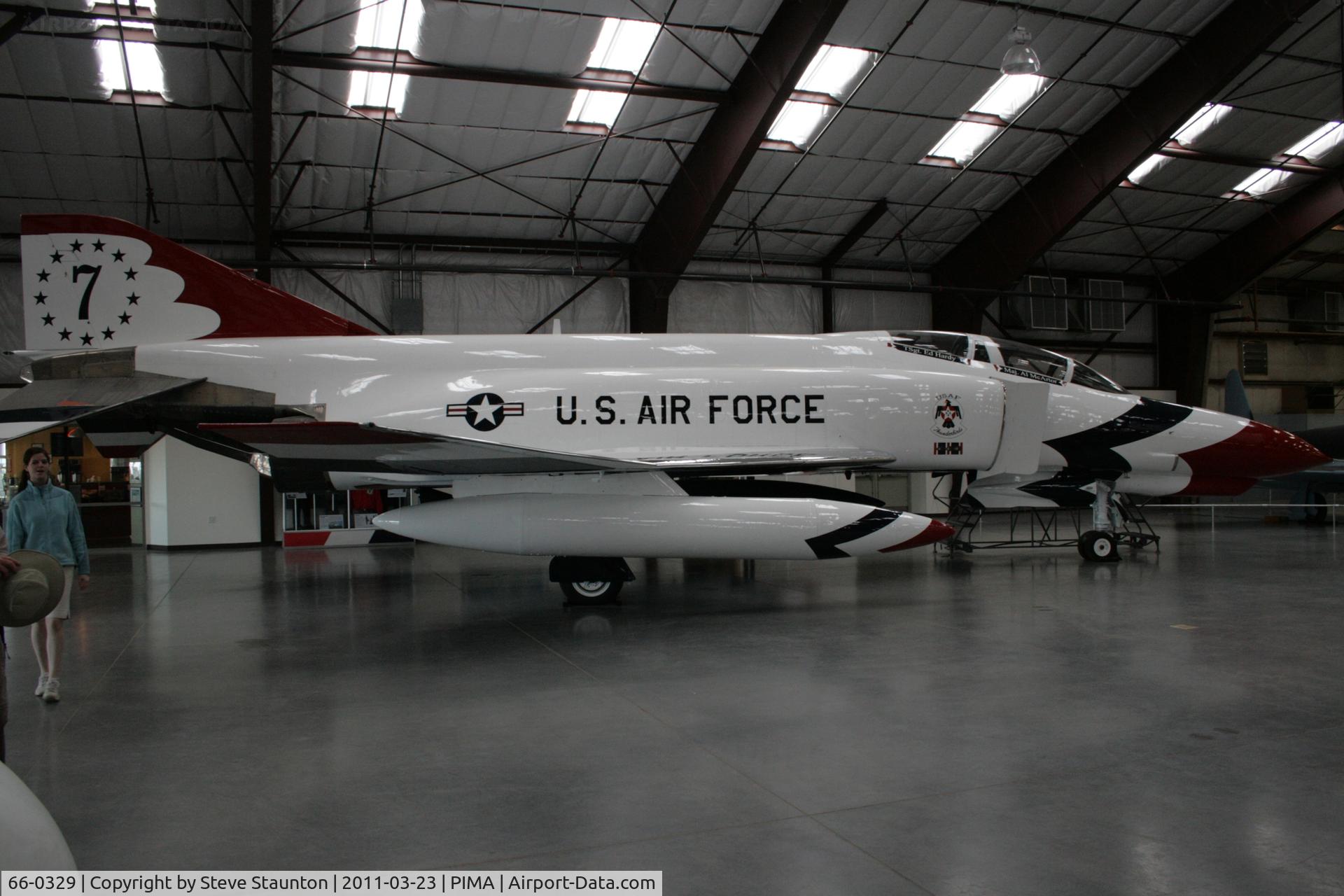 66-0329, 1966 McDonnell NF-4E Phantom C/N 2604, Taken at Pima Air and Space Museum, in March 2011 whilst on an Aeroprint Aviation tour