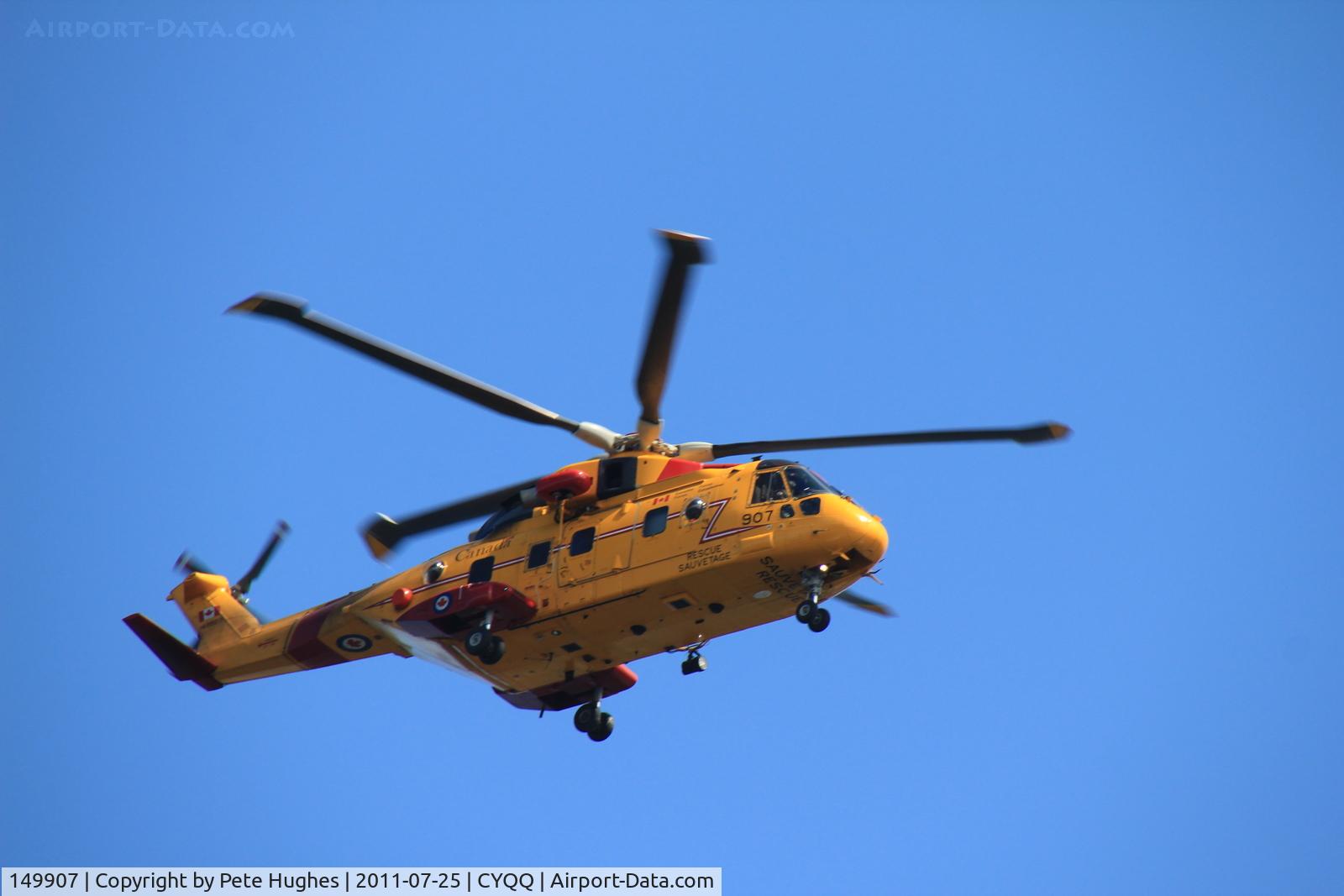 149907, AgustaWestland CH-149 Cormorant C/N 50090/511007/CSH07, 149907 Cormorant on finals for CFB Comox