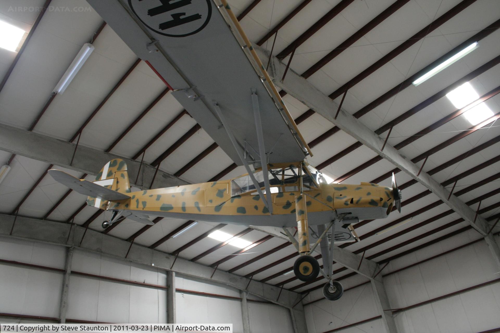 724, Morane-Saulnier MS-500 Criquet C/N 724, Taken at Pima Air and Space Museum, in March 2011 whilst on an Aeroprint Aviation tour