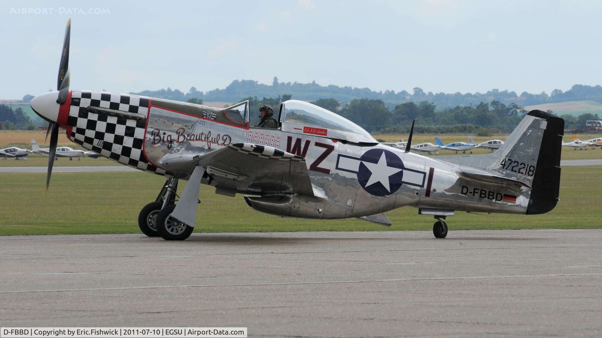 D-FBBD, 1951 Commonwealth CA-18 Mustang 22 (P-51D) C/N CACM-192-1517, D-FBBD