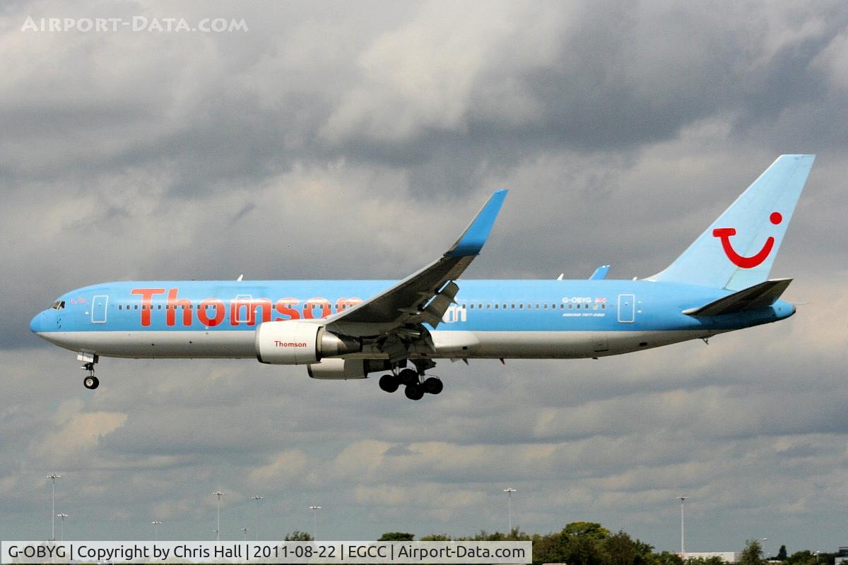 G-OBYG, 1999 Boeing 767-304 C/N 29137, Thomson