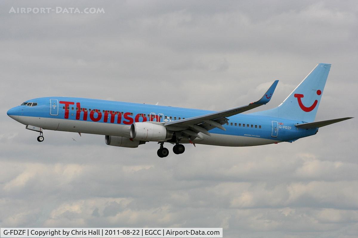 G-FDZF, 2008 Boeing 737-8K5 C/N 35138, Thomson