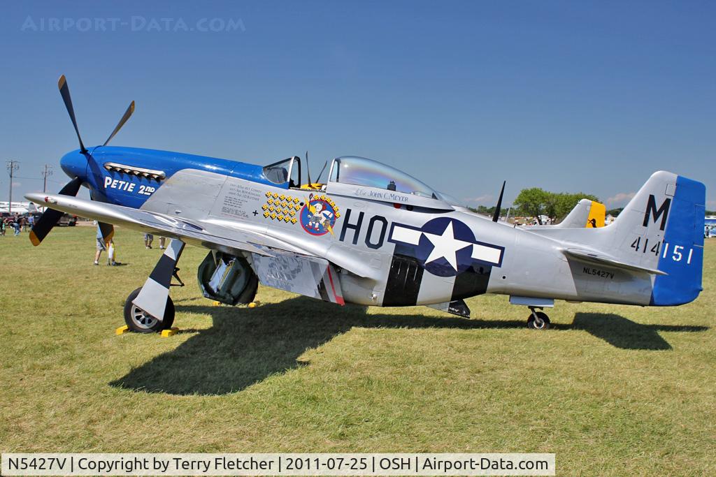 N5427V, 1944 North American F-51D Mustang C/N 44-72942, 1944 North American F-51D, c/n: 44-72942
at 2011 Oshkosh