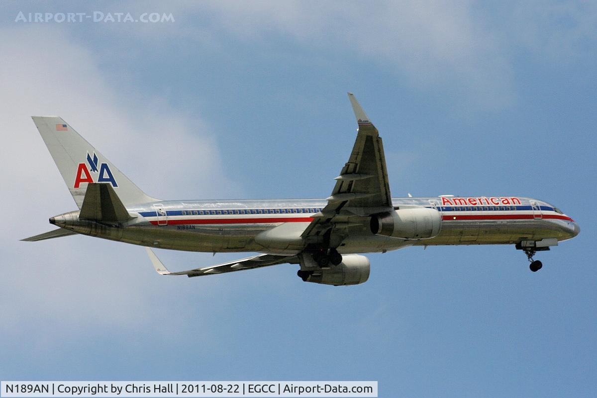 N189AN, 2001 Boeing 757-223 C/N 32383, American Airlines