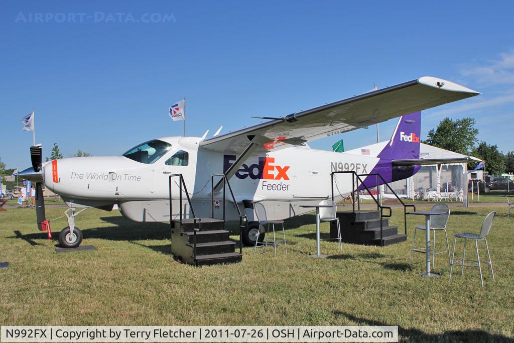N992FX, Cessna 208B C/N 208B2288, Cessna 208B, c/n: 208B2288 on Static display at 2011 Oshkosh