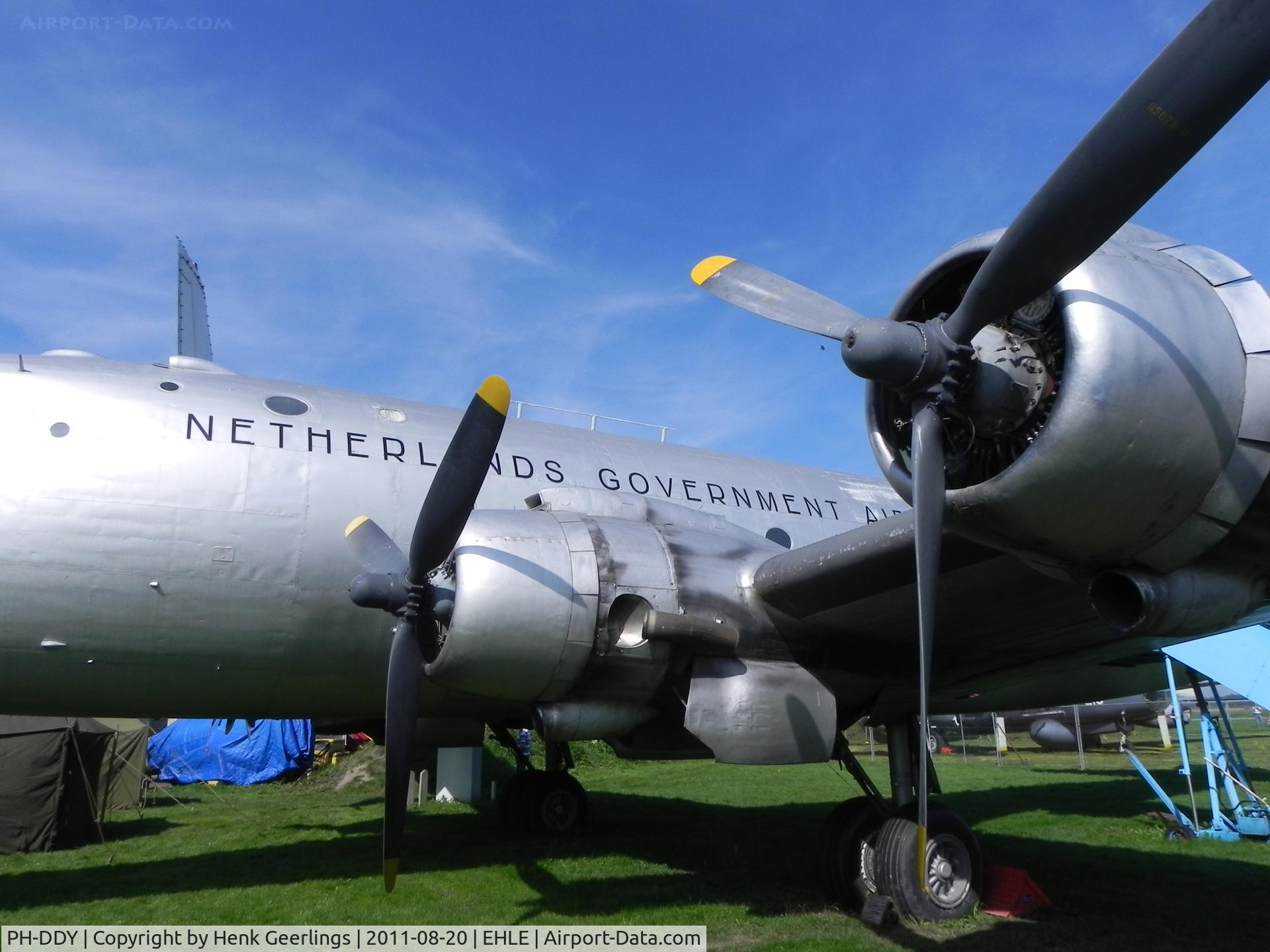 PH-DDY, 1942 Douglas C-54A Skymaster C/N 7488, cs C-54  Netherlands Government Air Tansport