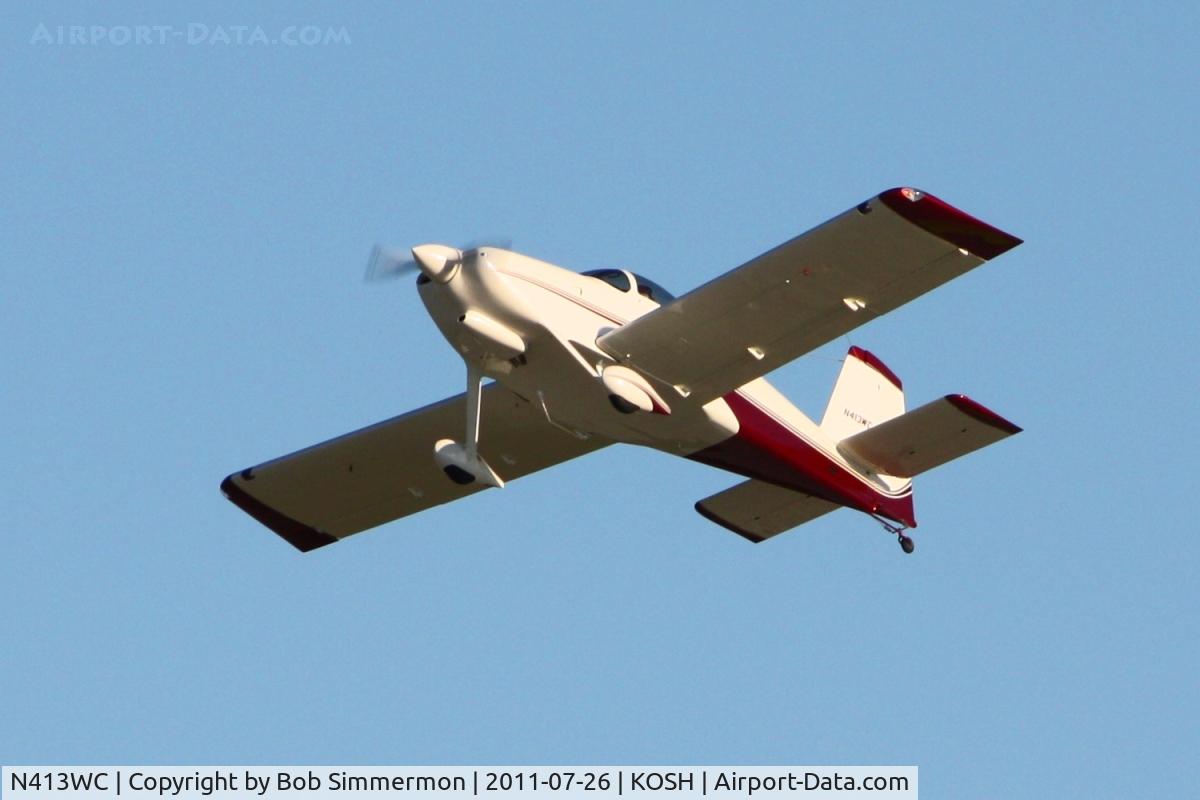 N413WC, 2009 Vans RV-9 C/N 91607, Departing Airventure 2011.