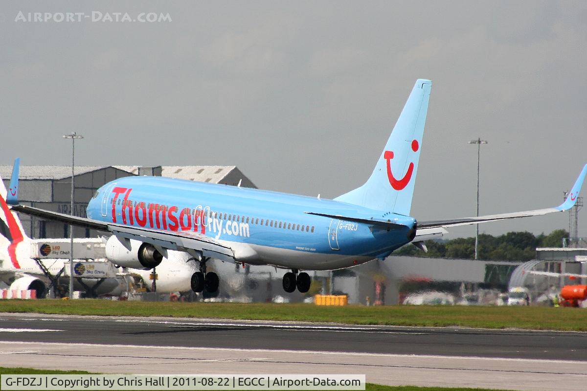 G-FDZJ, 2007 Boeing 737-8K5 C/N 34690, Thomson