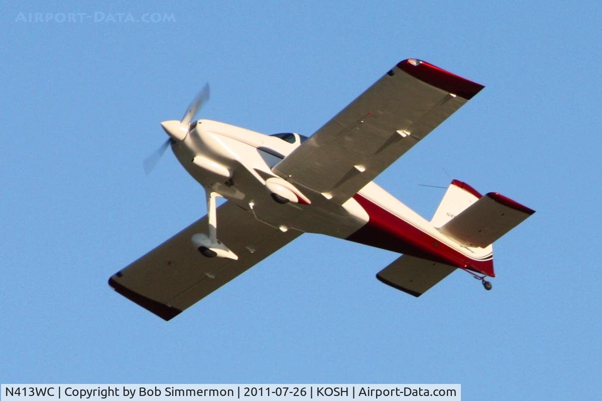N413WC, 2009 Vans RV-9 C/N 91607, Departing Airventure 2011.
