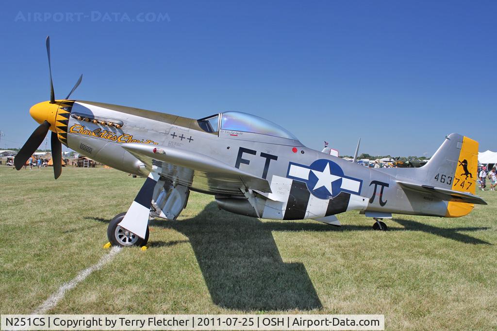N251CS, North American F-51D Mustang C/N 44-74977N, North American F-51D, ex USAF 44-74977N
C/N 122-41517 at 2011 Oshkosh
