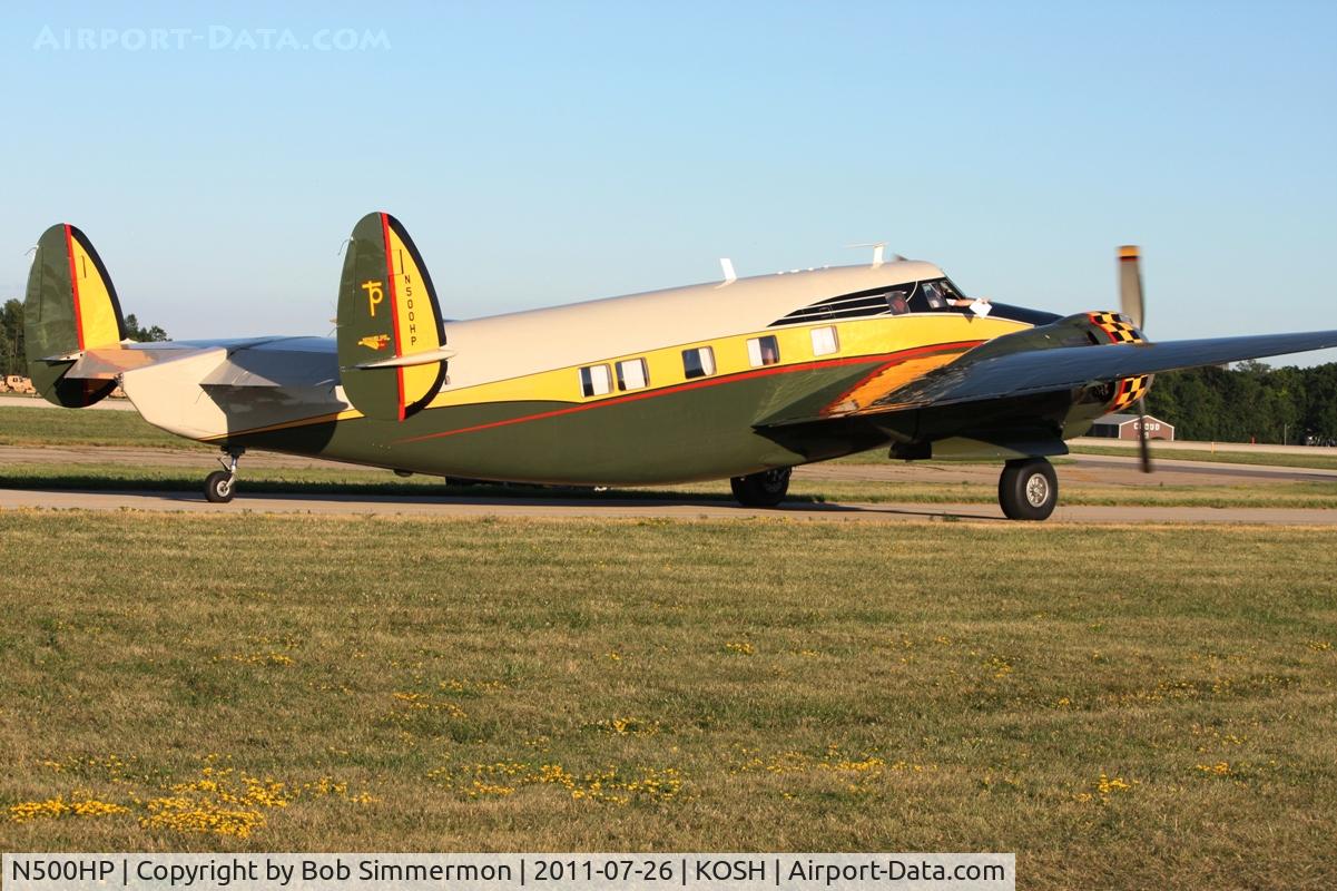 N500HP, 1963 Dee Howard Co 500 C/N 500-105, Departing Airventure 2011.