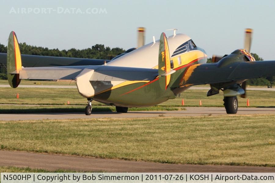 N500HP, 1963 Dee Howard Co 500 C/N 500-105, Departing Airventure 2011.