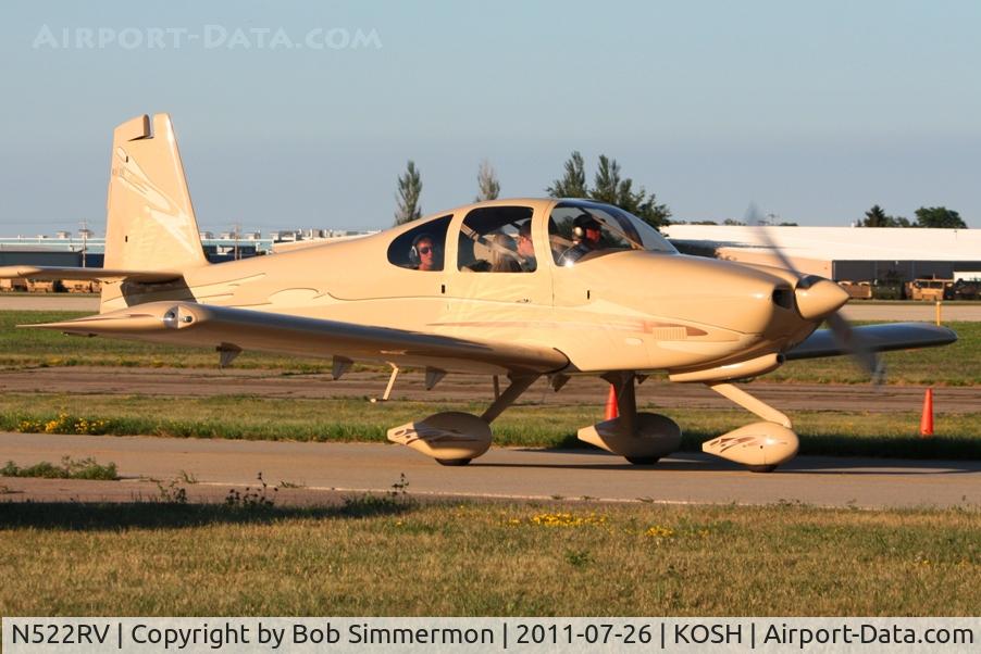 N522RV, 2005 Vans RV-10 C/N 40243, Departing Airventure 2011.