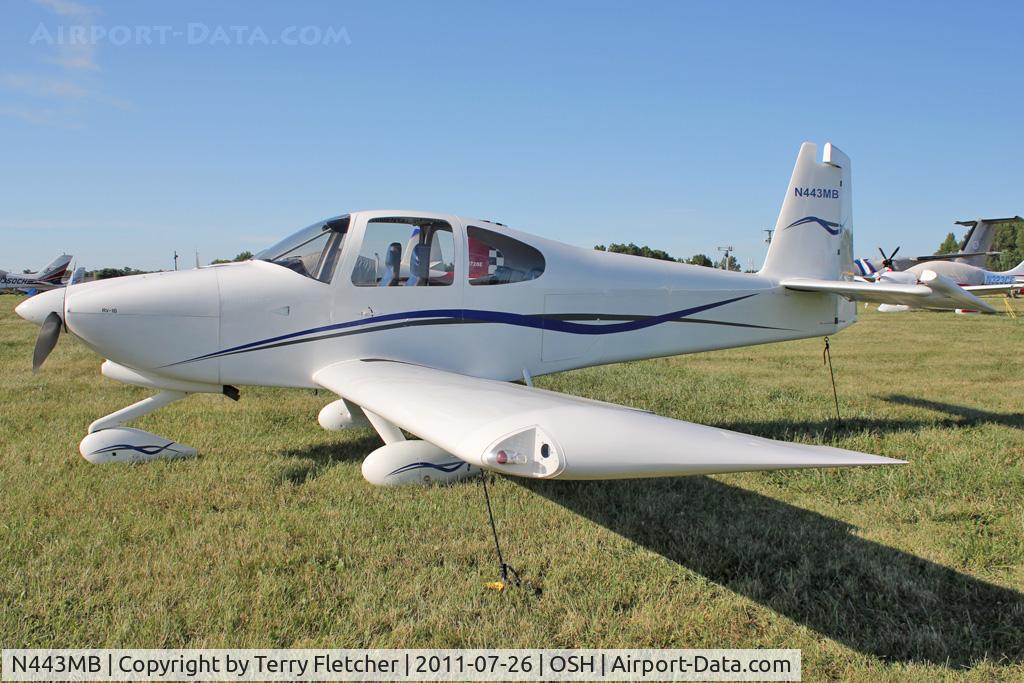 N443MB, 2007 Vans RV-10 C/N 40629, 2007 Baldwin Michael D RV-10, c/n: 40629
at 2011 Oshkosh