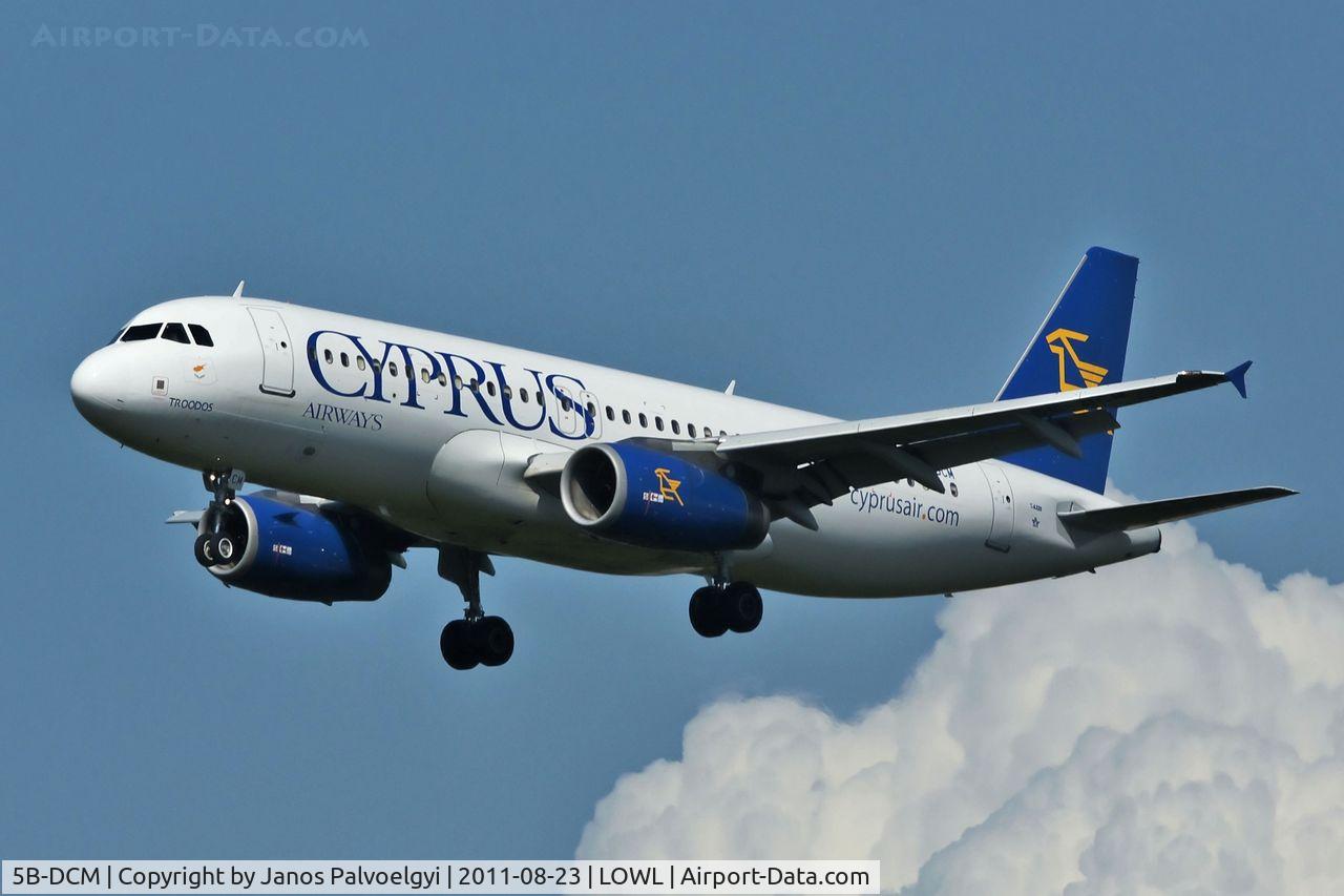 5B-DCM, 2004 Airbus A320-232 C/N 2343, Cyprus Airways Airbus A320-232 final approach to RWY26