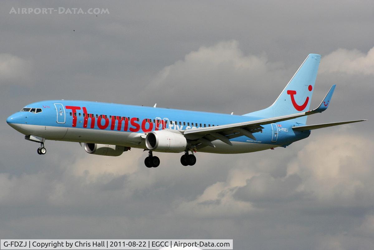 G-FDZJ, 2007 Boeing 737-8K5 C/N 34690, Thomson