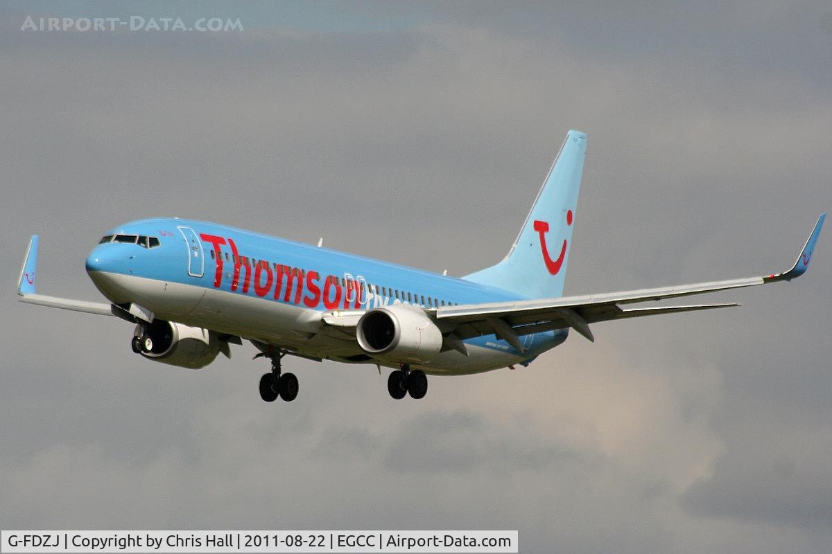 G-FDZJ, 2007 Boeing 737-8K5 C/N 34690, Thomson