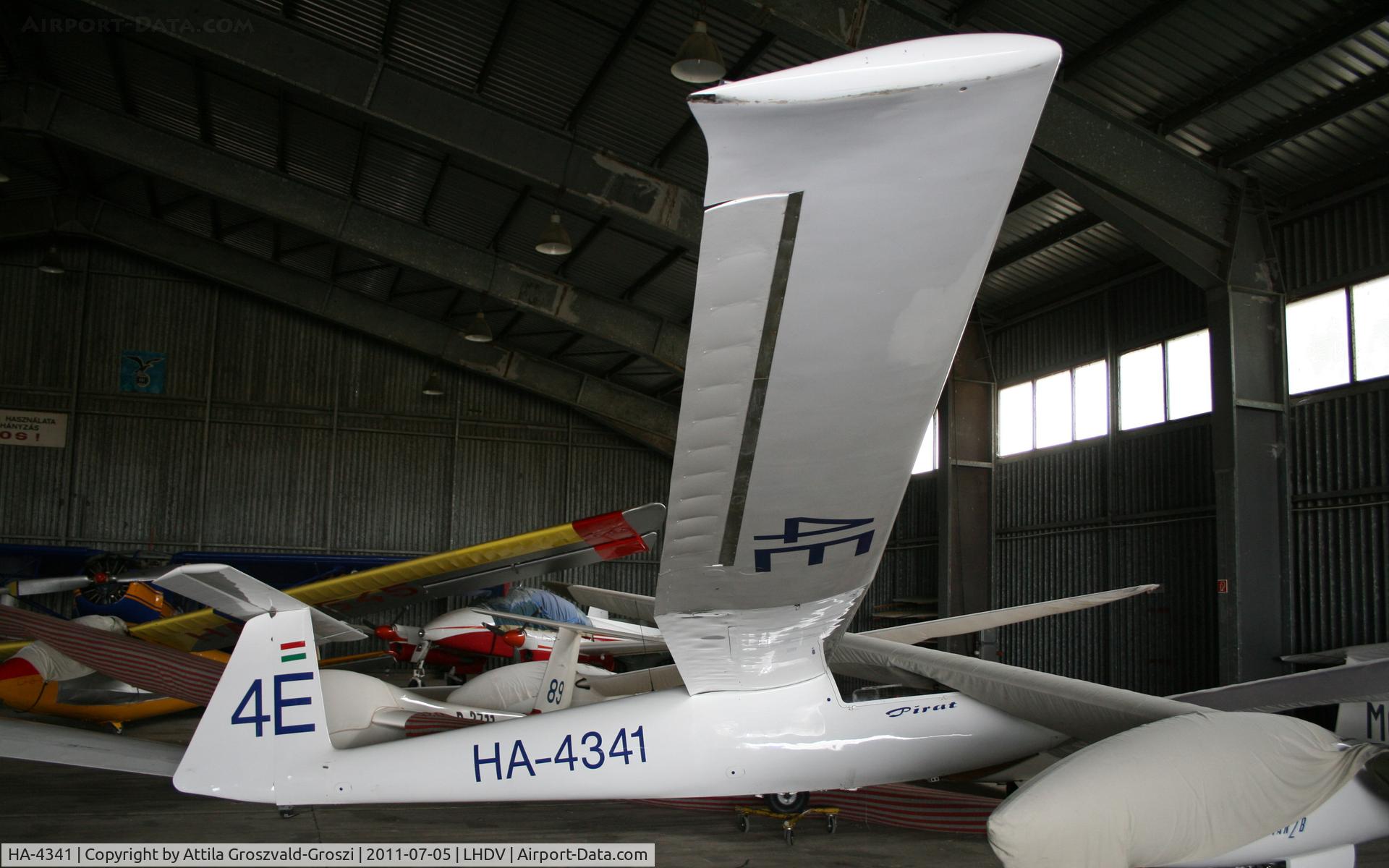 HA-4341, 1975 PZL-Bielsko SZD-30 Pirat C/N S-05.41, Dunaujváros Airport - Hungary