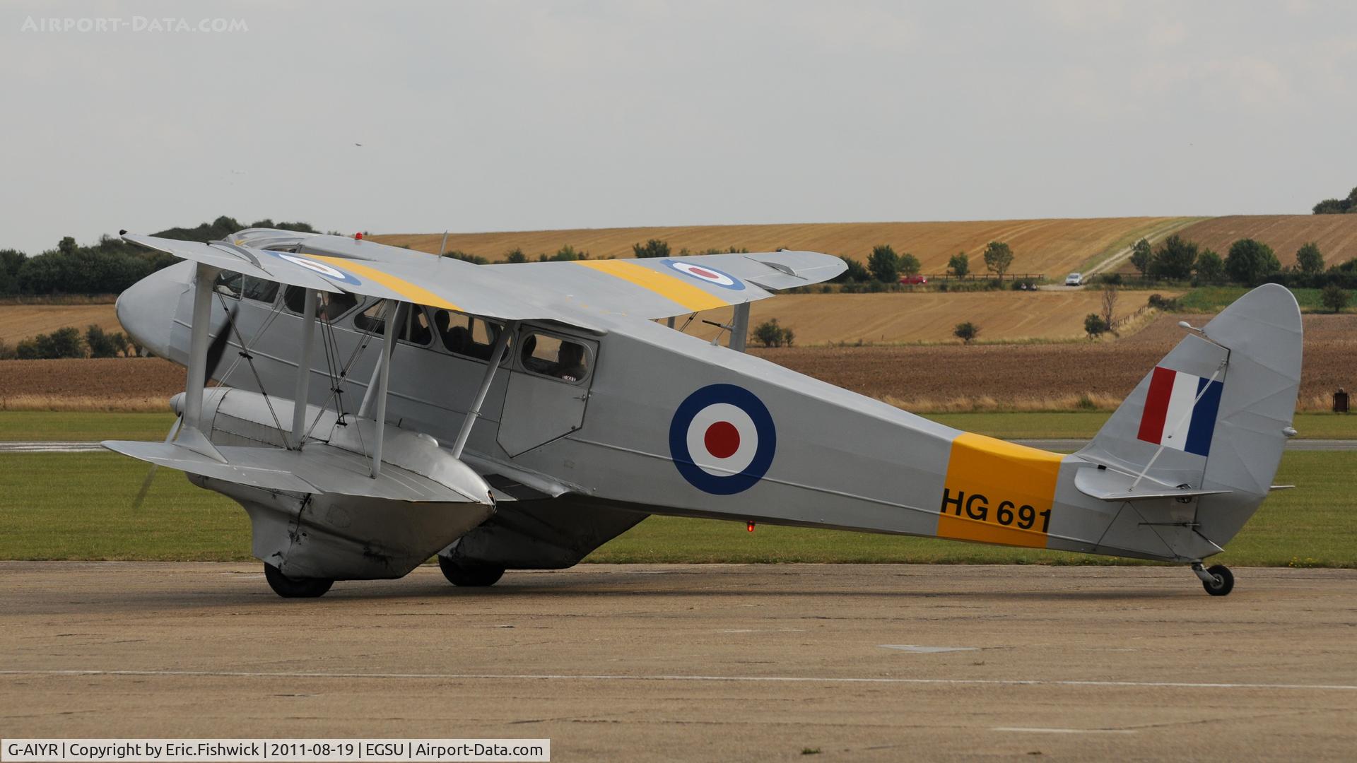 G-AIYR, 1943 De Havilland DH-89A Dominie/Dragon Rapide C/N 6676, 1. G-AIYR at the American Air Day, Duxford (August,2011)