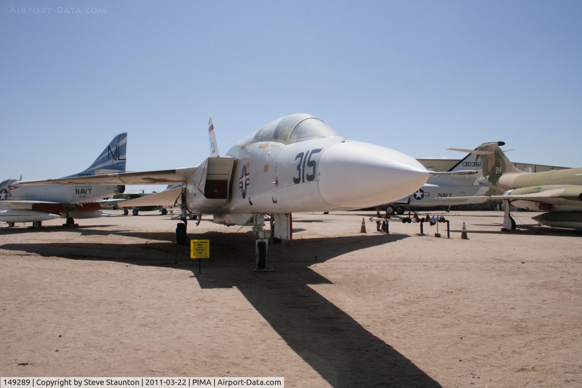 149289, 1962 North American RA-5C Vigilante C/N 269-24 (149289), Taken at Pima Air and Space Museum, in March 2011 whilst on an Aeroprint Aviation tour