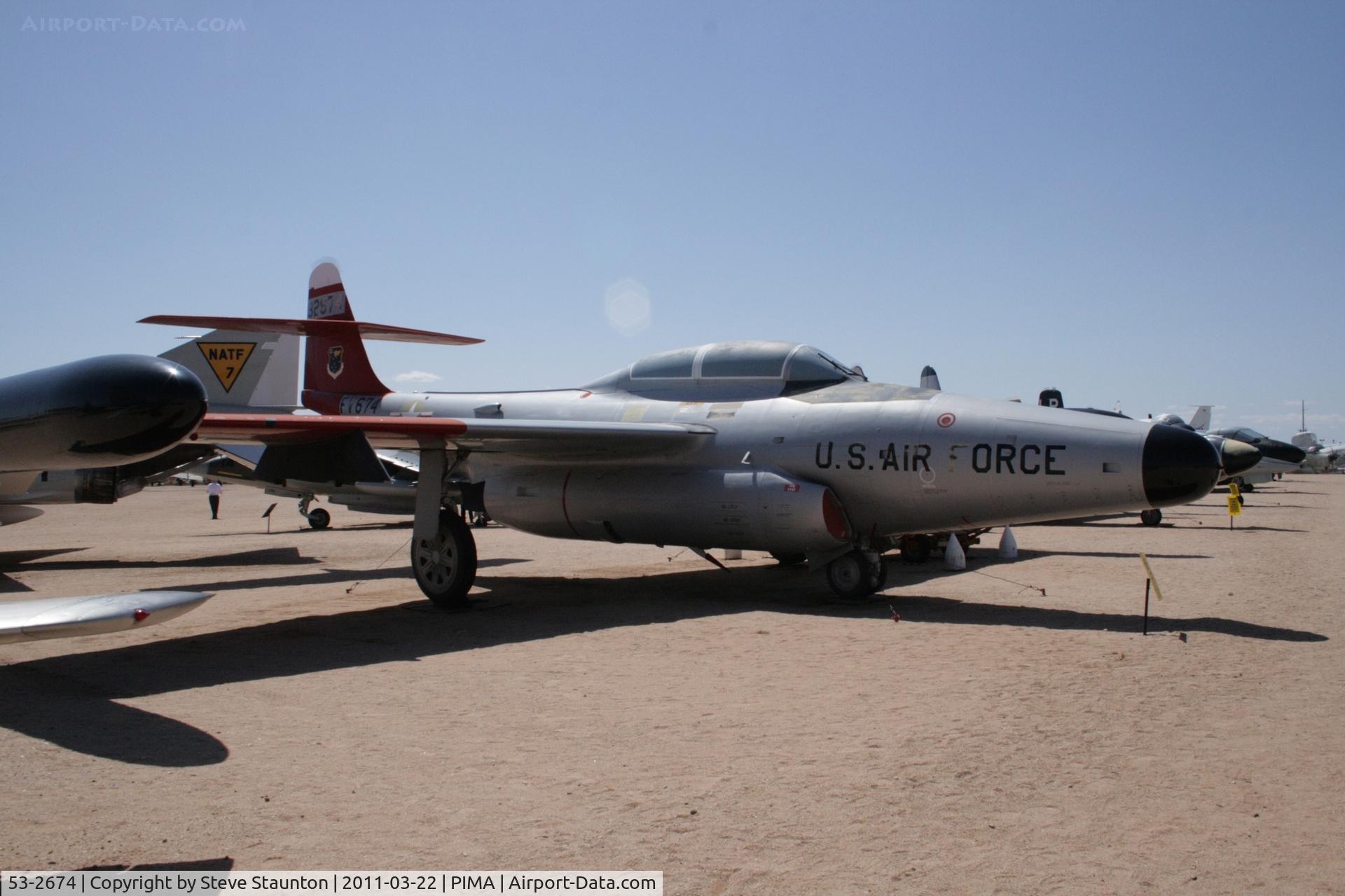 53-2674, Northrop F-89J Scorpion C/N 4805, Taken at Pima Air and Space Museum, in March 2011 whilst on an Aeroprint Aviation tour