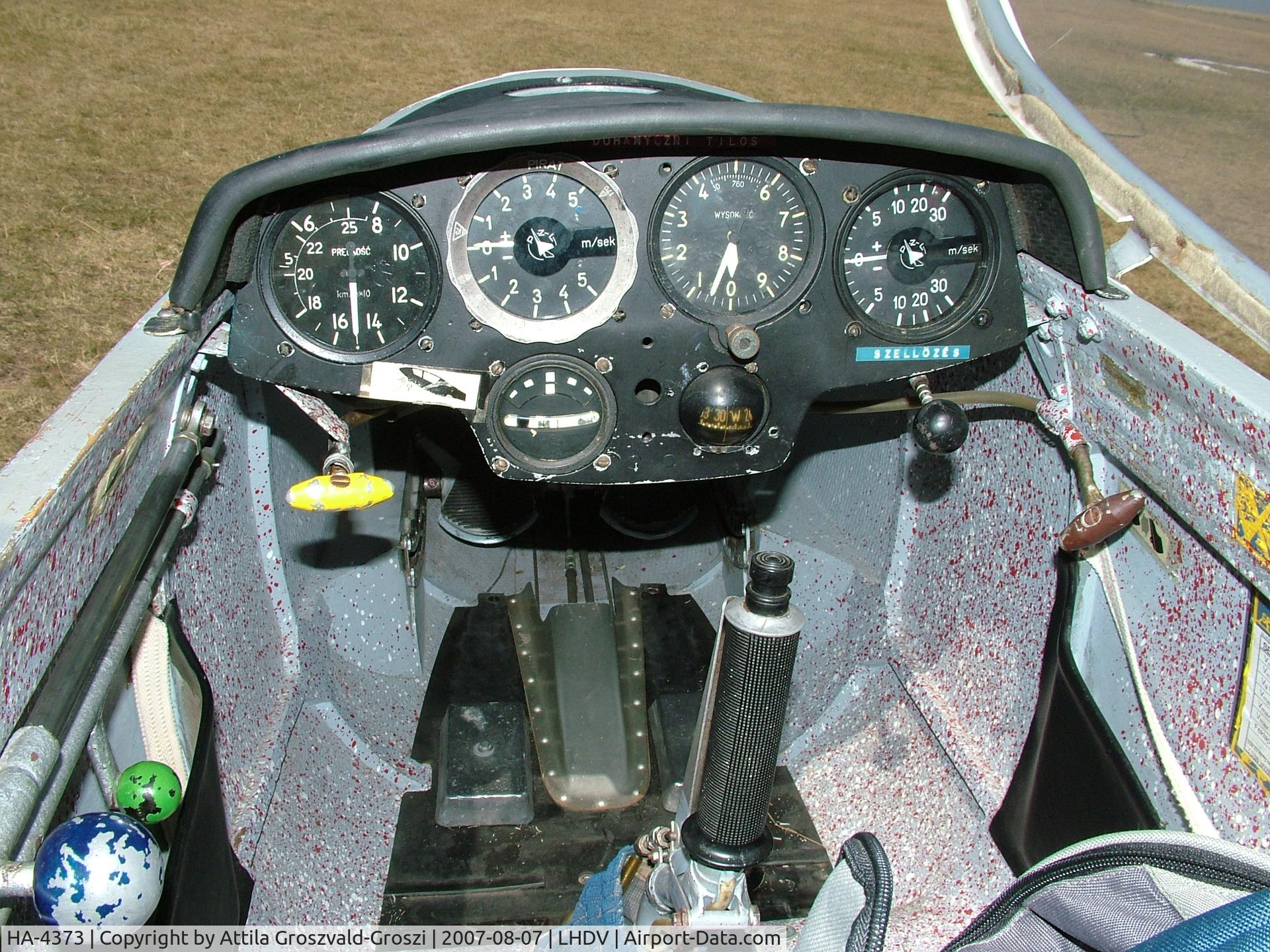 HA-4373, 1977 PZL-Bielsko SZD-30 Pirat C/N S-08.26, Dunaujváros Airport - Hungary