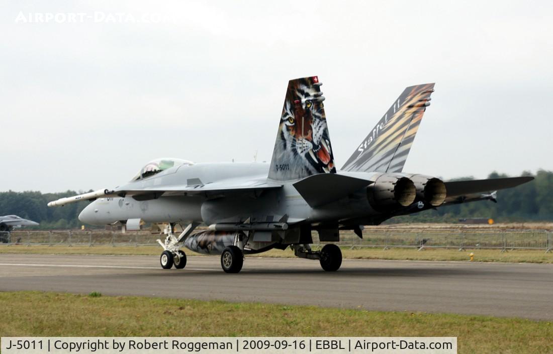 J-5011, McDonnell Douglas F/A-18C Hornet C/N 1351, Tigermeet.STAFFEL 11 Swiss Air Force.