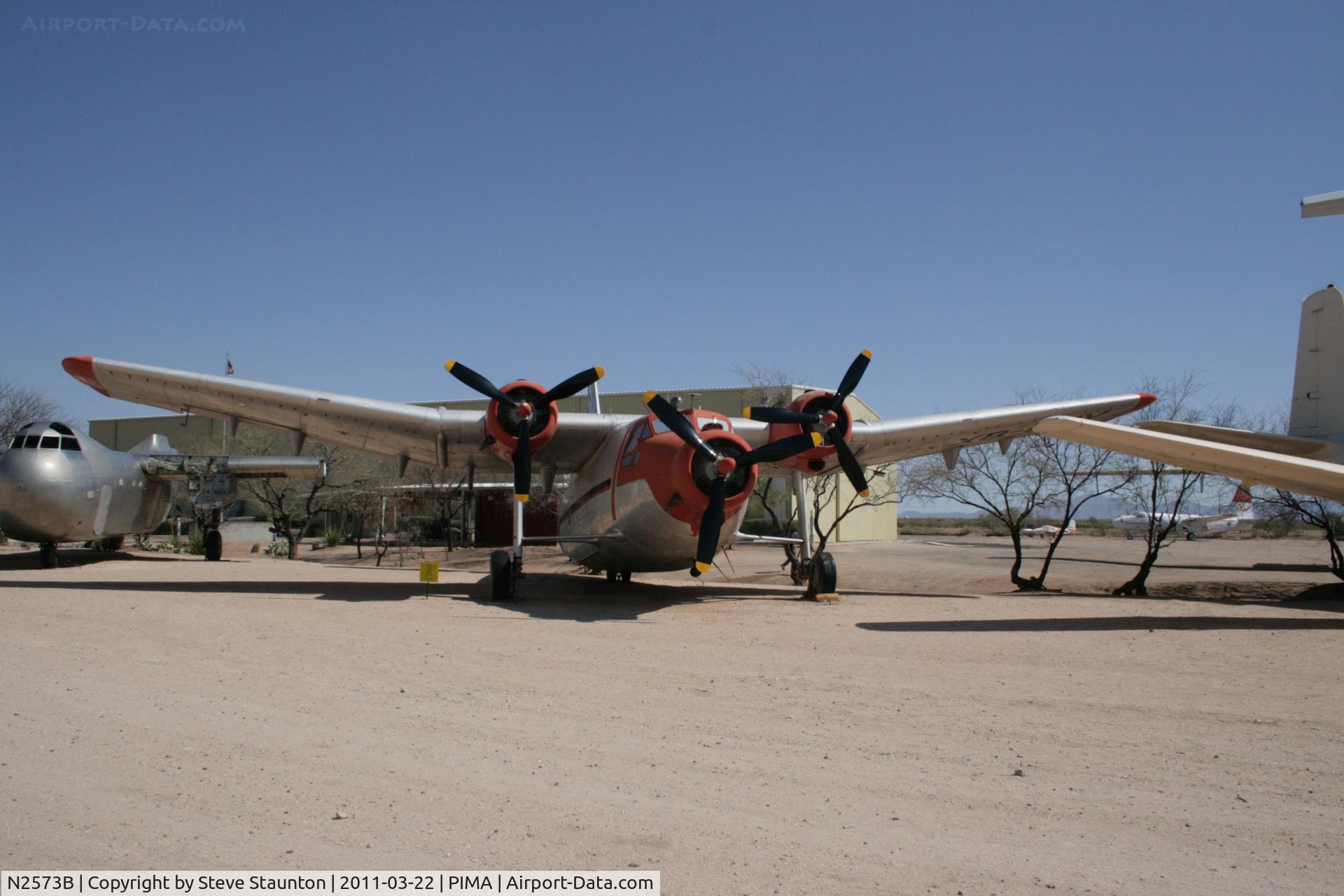 N2573B, 1948 Northrop YC-125A Raider C/N 48636 (2520), Taken at Pima Air and Space Museum, in March 2011 whilst on an Aeroprint Aviation tour
