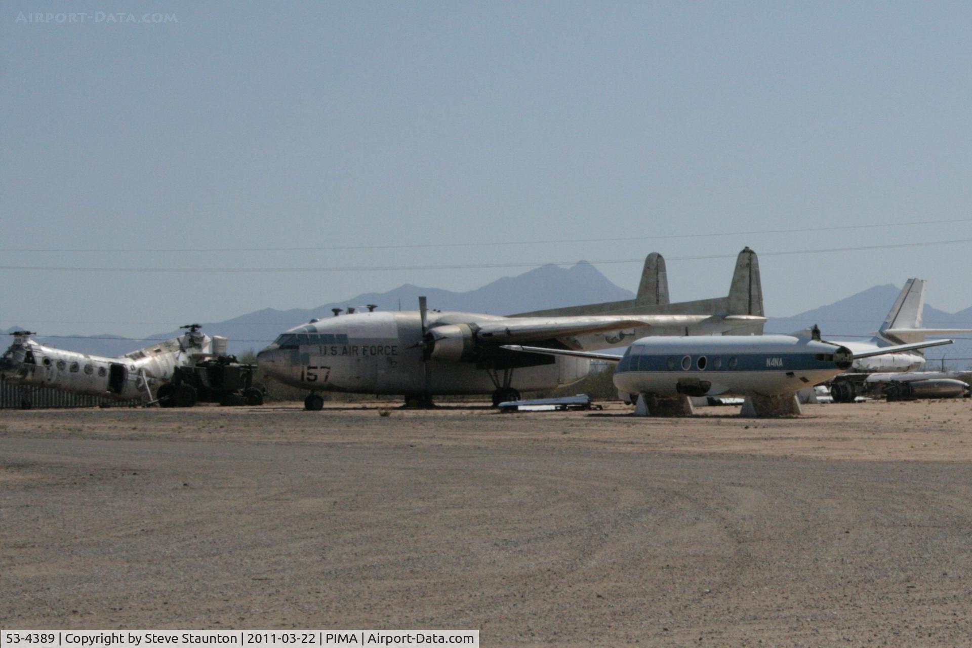 53-4389, Piasecki H-21B Workhorse C/N B.139, Taken at Pima Air and Space Museum, in March 2011 whilst on an Aeroprint Aviation tour - located in the storage area