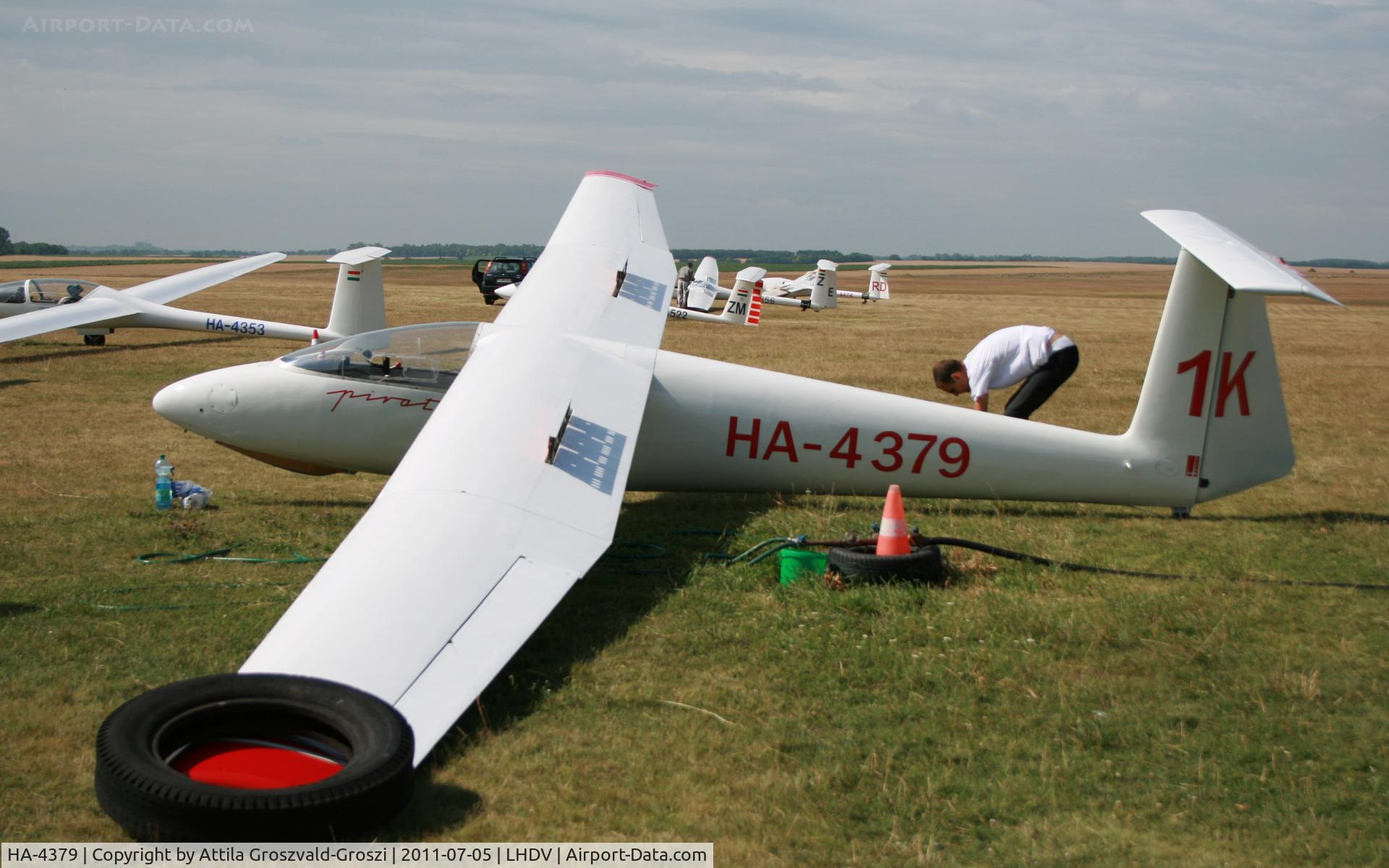 HA-4379, 1977 PZL-Bielsko SZD-30 Pirat C/N S-08.31, Dunaujváros Airport - Hungary