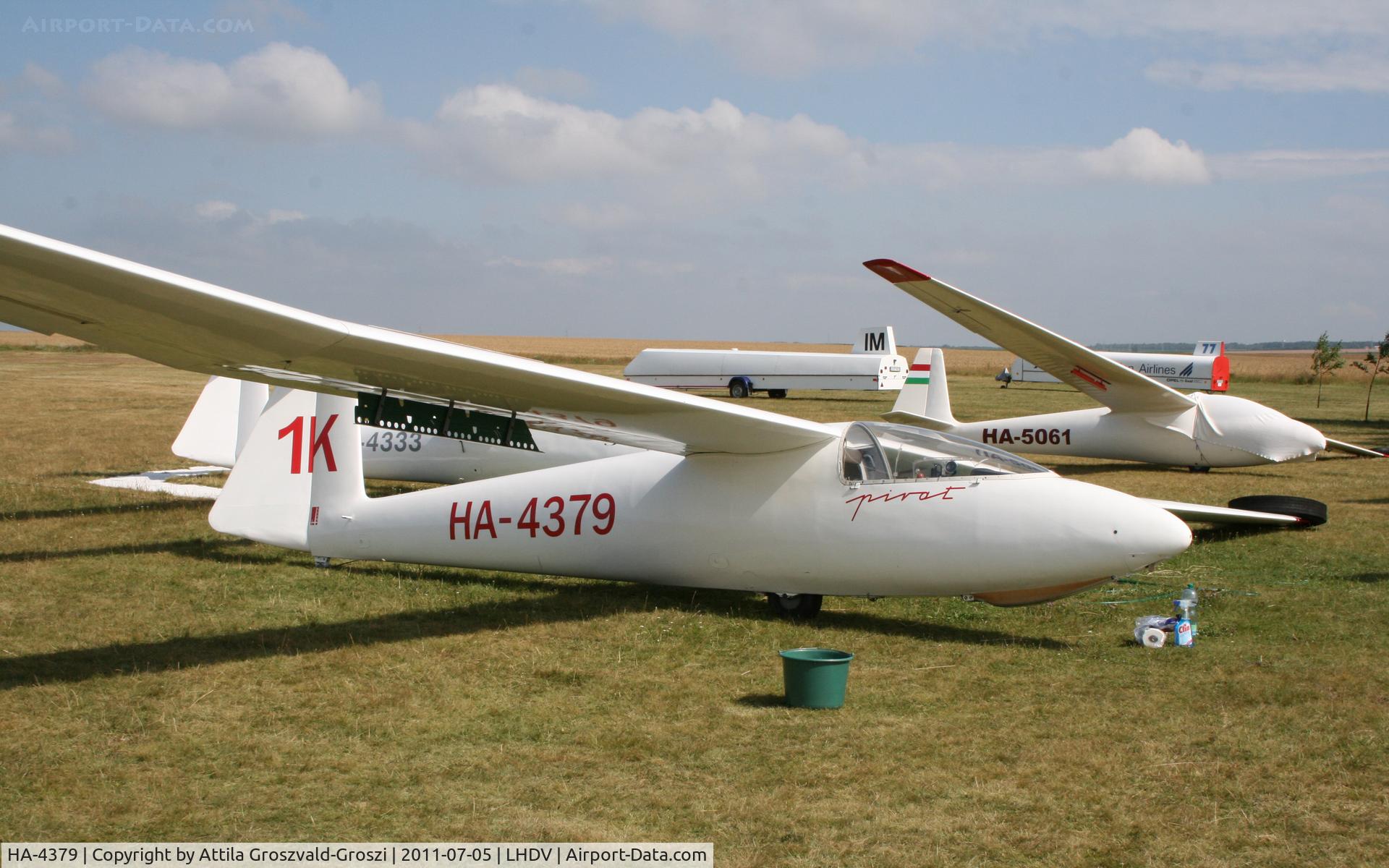 HA-4379, 1977 PZL-Bielsko SZD-30 Pirat C/N S-08.31, Dunaujváros Airport - Hungary