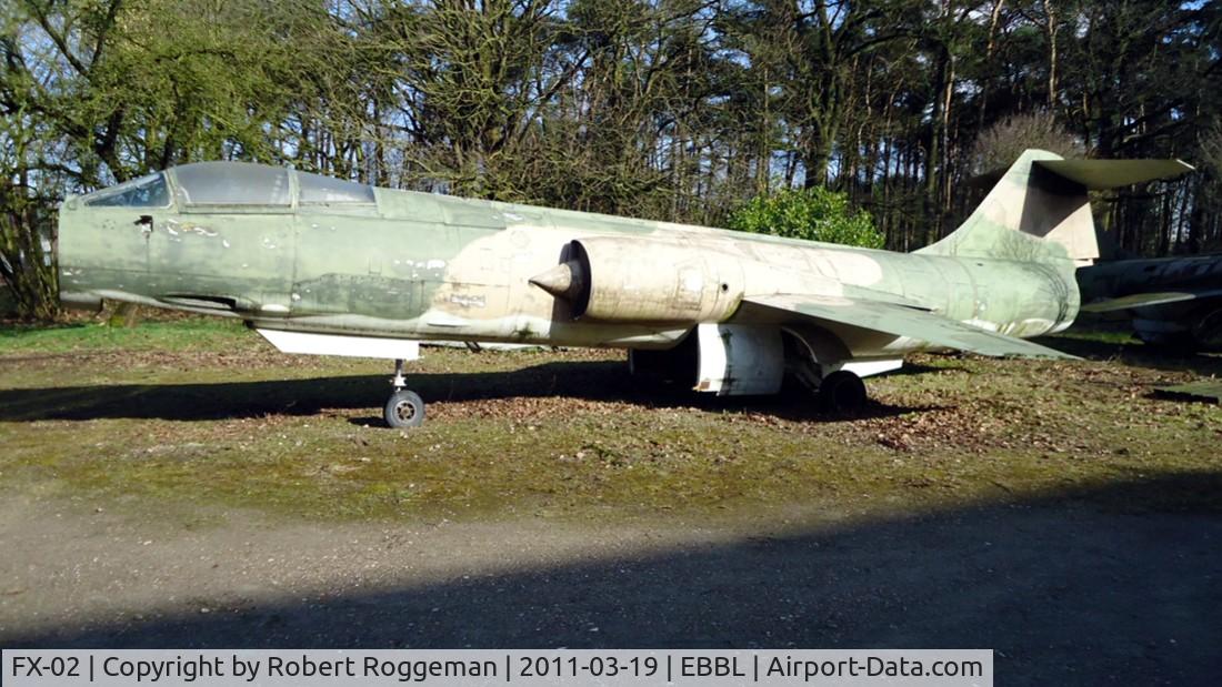 FX-02, Lockheed F-104G Starfighter C/N 683-9017, Stored.Kleine-Brogel Air Museum.