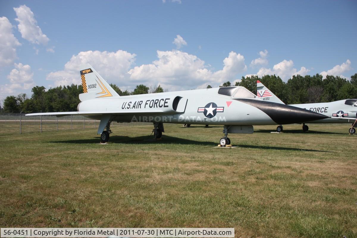 56-0451, 1957 Convair F-106A Delta Dart C/N 8-24-01, F-106A