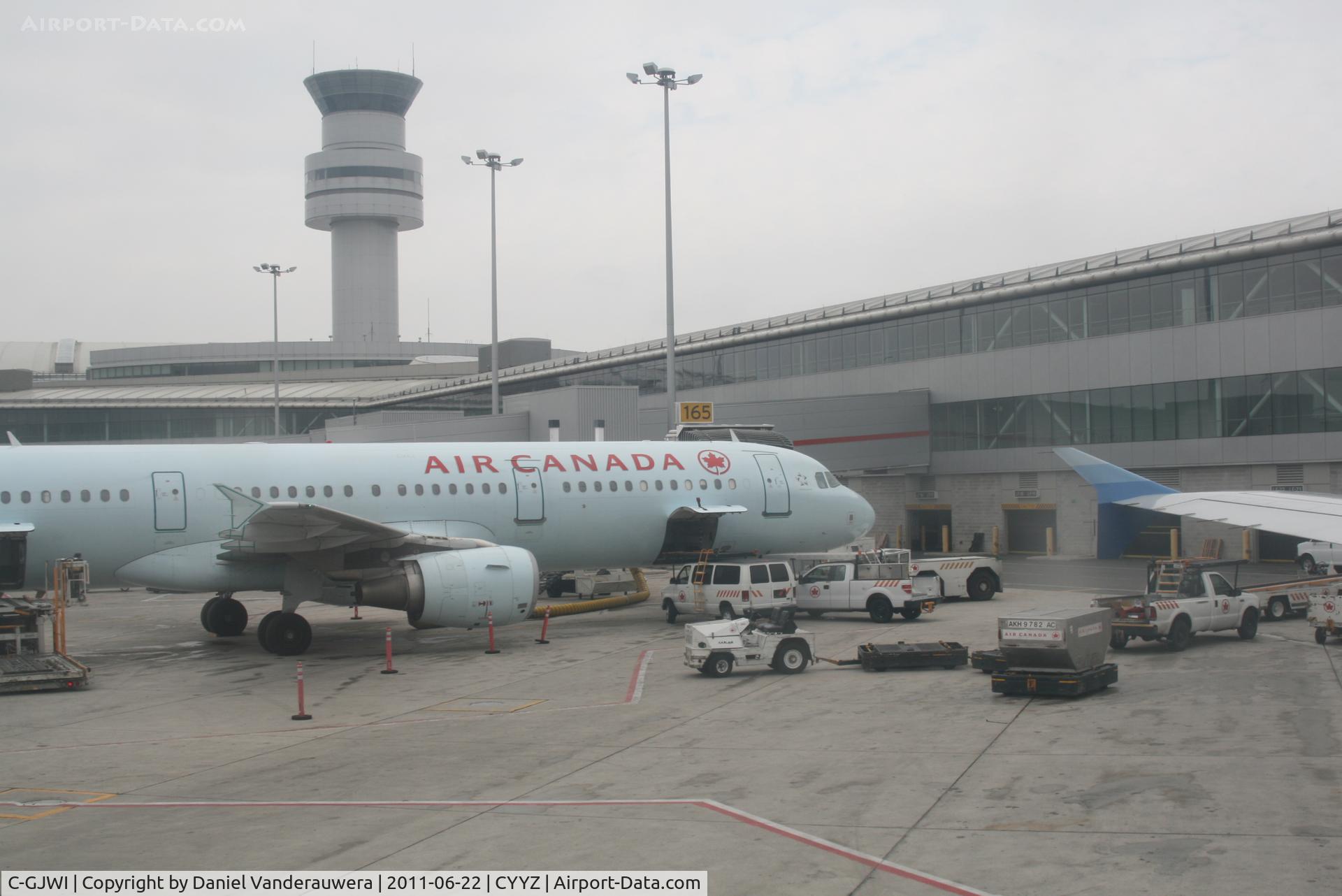 C-GJWI, 2002 Airbus A321-211 C/N 1772, At the apron