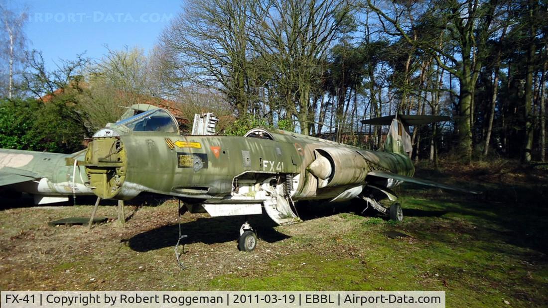 FX-41, Lockheed F-104G Starfighter C/N 683-9084, Stored.Kleine-Brogel Air Museum.