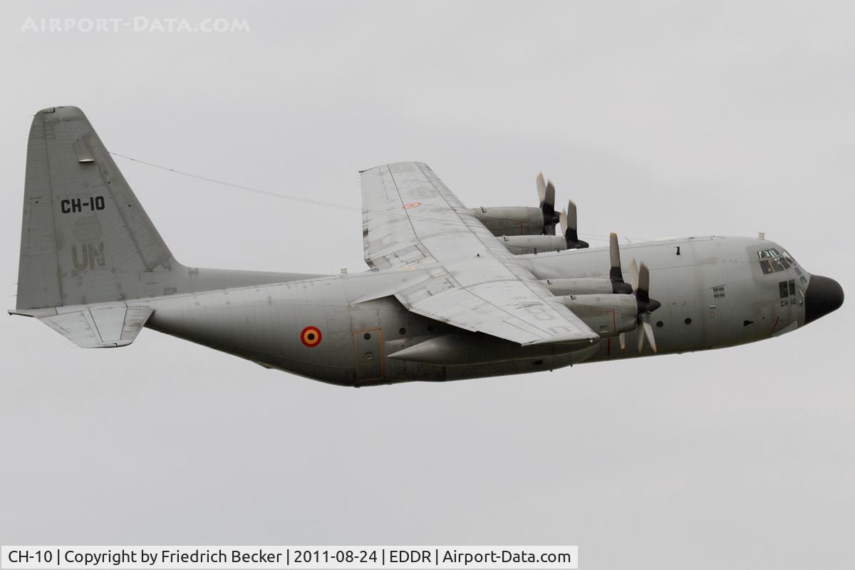 CH-10, 1972 Lockheed C-130H Hercules C/N 382-4481, low pass after a 