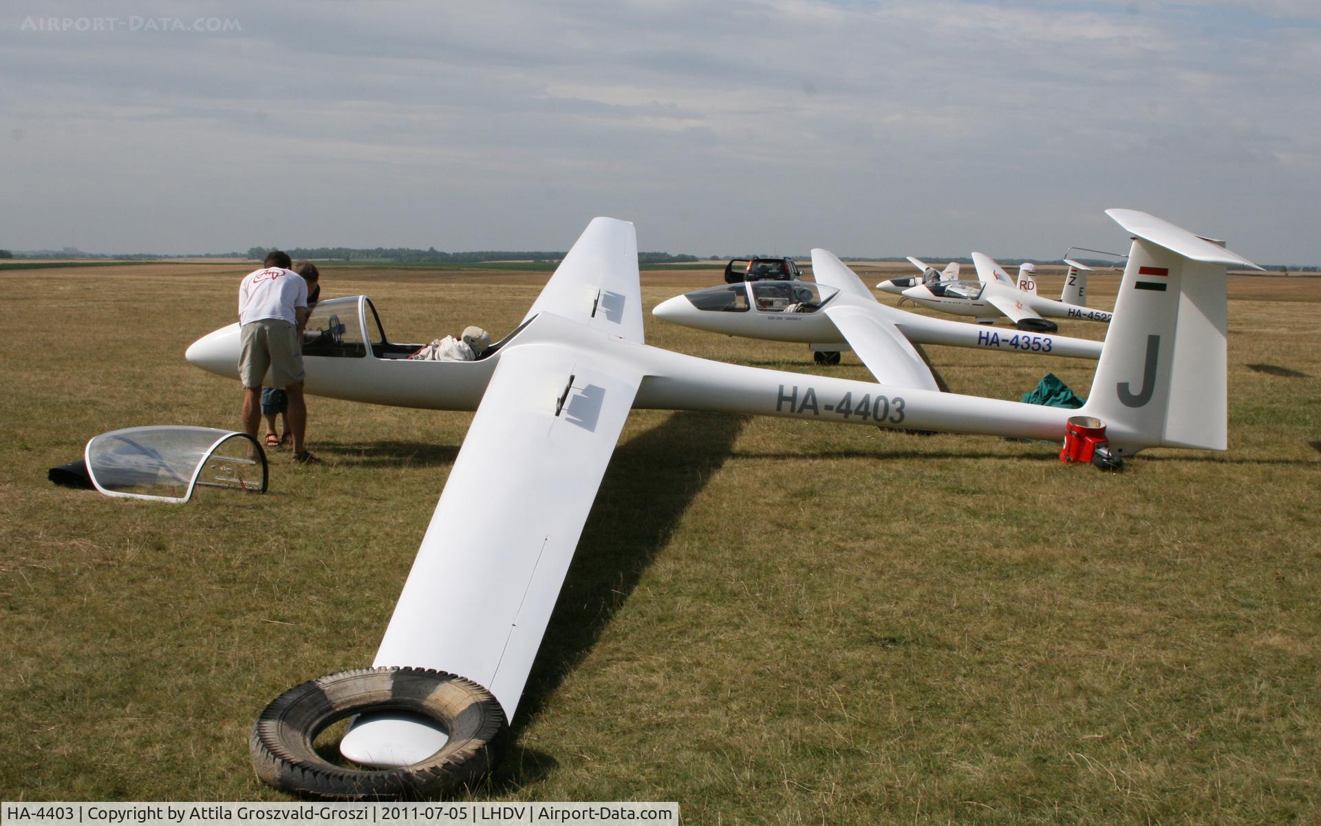 HA-4403, 1976 PZL-Bielsko SZD-41A Jantar Standard C/N B-737, Dunaujváros Airport - Hungary