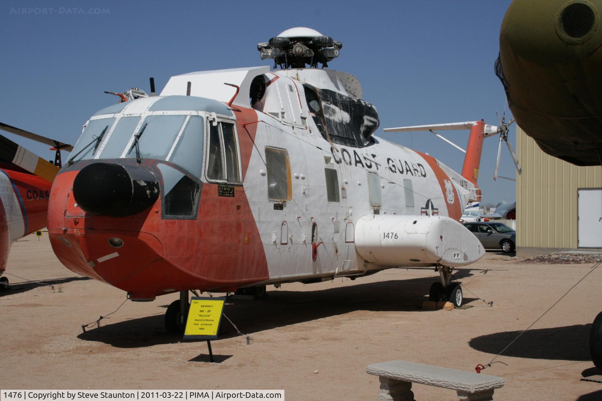 1476, 1971 Sikorsky HH-3F Pelican C/N 61638, Taken at Pima Air and Space Museum, in March 2011 whilst on an Aeroprint Aviation tour