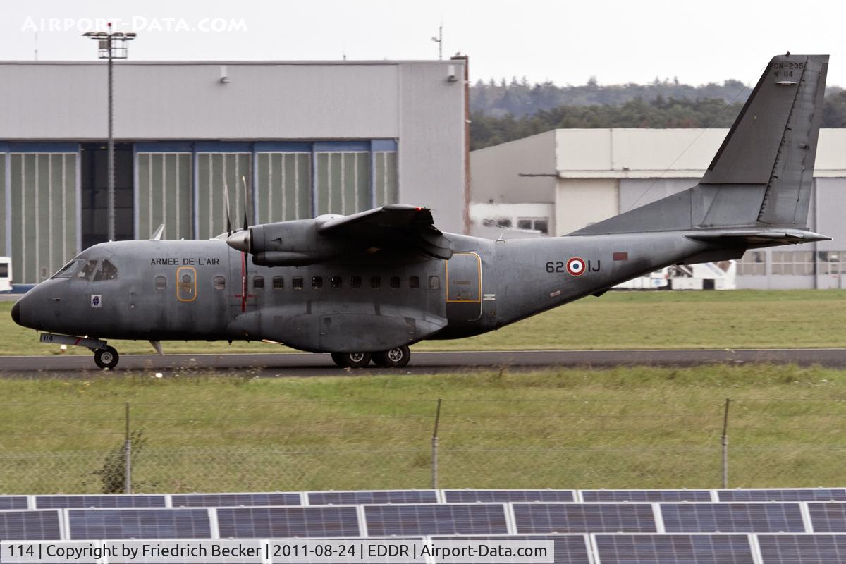 114, Airtech CN-235-200M C/N C114, decelerating after an another 