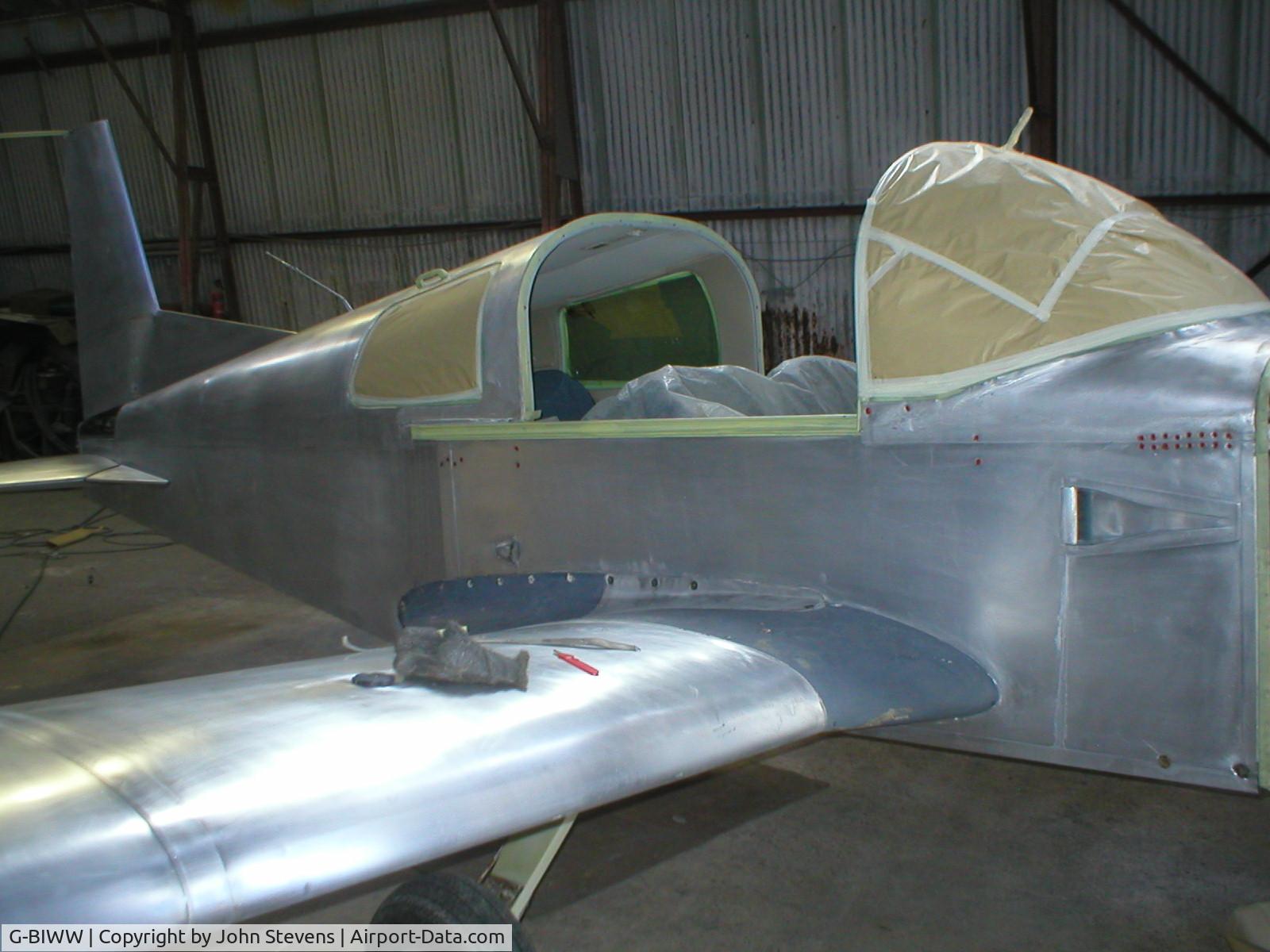 G-BIWW, 1972 American Aviation AA-5 Traveler C/N AA5-0263, Undergoing restoration, 2006