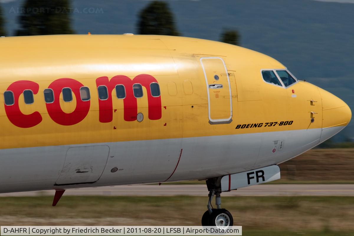 D-AHFR, 2000 Boeing 737-8K5 C/N 30593, touchdown