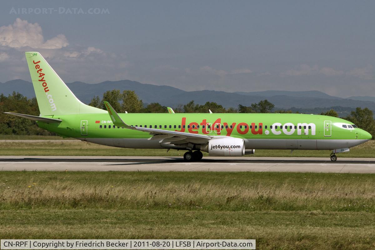 CN-RPF, 2007 Boeing 737-8K5 C/N 34691, departure via RW15