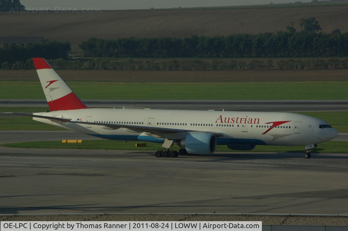 OE-LPC, 2002 Boeing 777-2Z9/ER C/N 29313, Austrian Airlines Boeing 777
