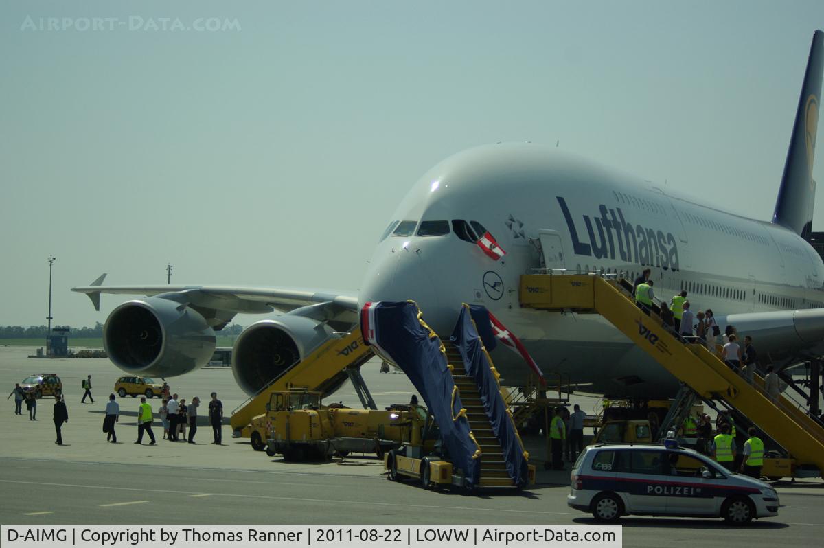 D-AIMG, 2011 Airbus A380-841 C/N 069, Lufthansa Airbus A380
