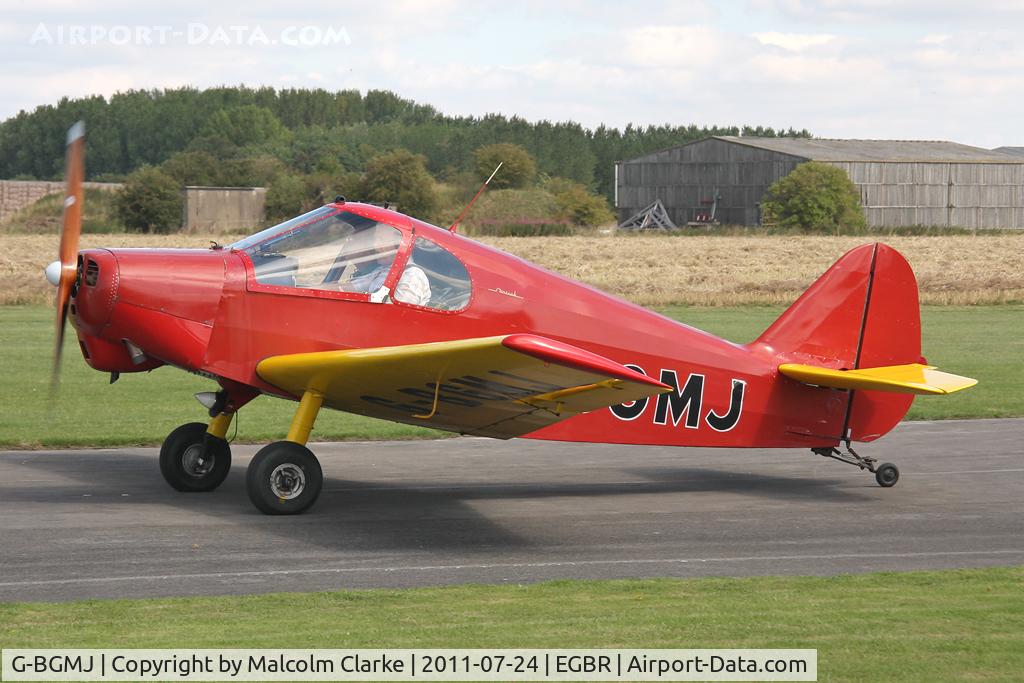 G-BGMJ, 1952 Gardan GY-201 Minicab C/N 12, Gardan_GY-201 Minicab at Breighton Airfield's Wings & Wheels Weekend, July 2011.
