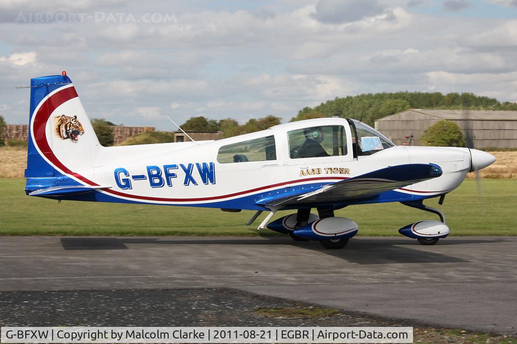 G-BFXW, 1978 Grumman American AA-5B Tiger C/N AA5B-0940, Grumman American AA-5B Tiger at Breighton Airfield's Summer Fly-In, August 2011