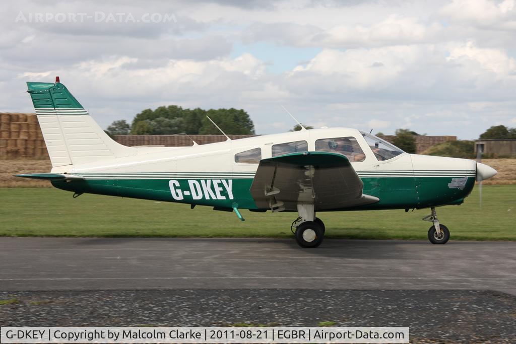 G-DKEY, 1977 Piper PA-28-161 C/N 28-7716084, Piper PA-28-161 Cherokee Warrior II at Breighton Airfield's Summer Fly-In, August 2011